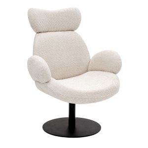 Kick draaifauteuil Lev - Crème