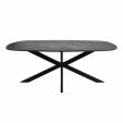 Kick eettafel Dana - 210cm - Zwart