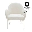 Kick fauteuil Bronx - Crème