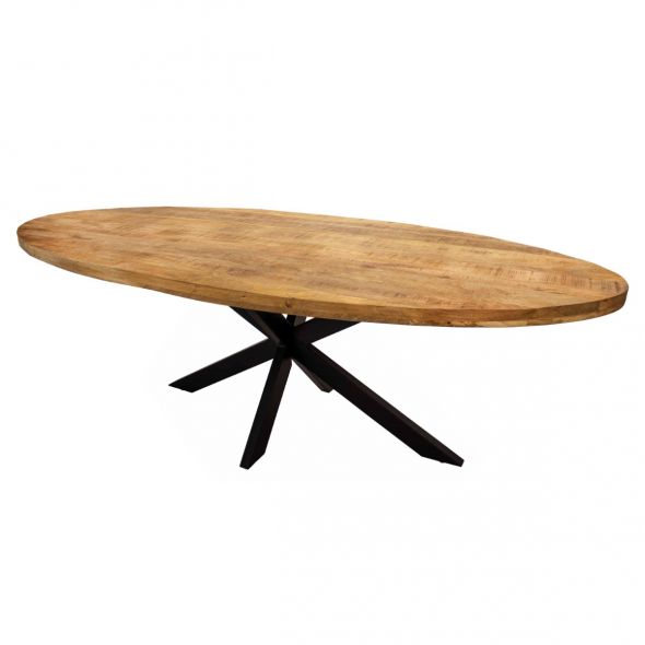 Kick eettafel Dax ovaal - 240cm - Mango