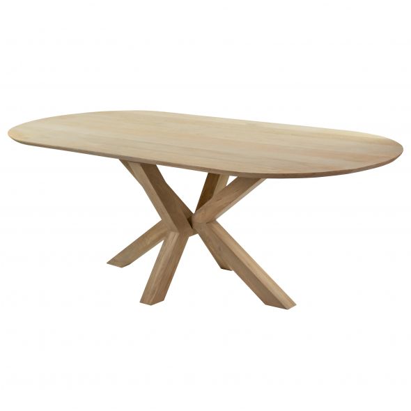 Kick eettafel Alrik - 240cm - Naturel