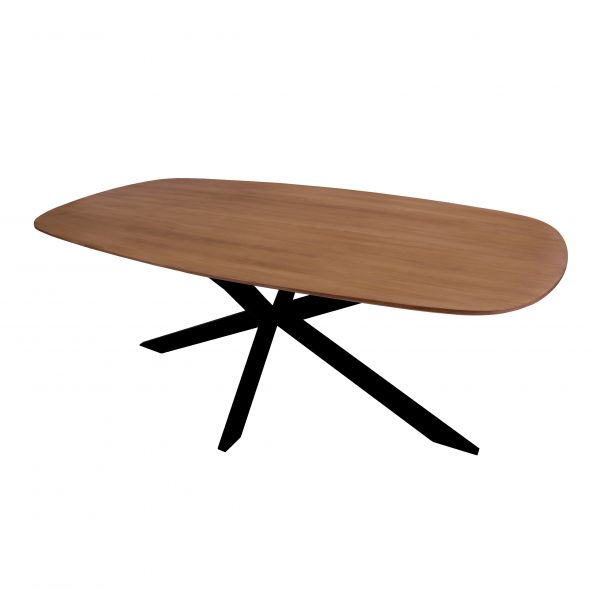 Kick eettafel Dana - 180cm - Bruin