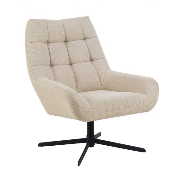 Kick draaifauteuil Claire - Beige