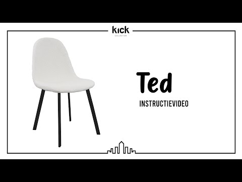 Kick eetkamerstoel Ted - Crème