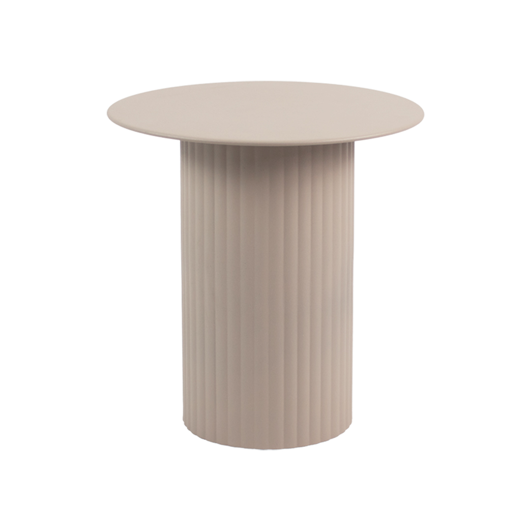 Kick bijzettafel Tilo - M | Beige | Kick Collection | Metaal | 43 x  43 x 45 cm