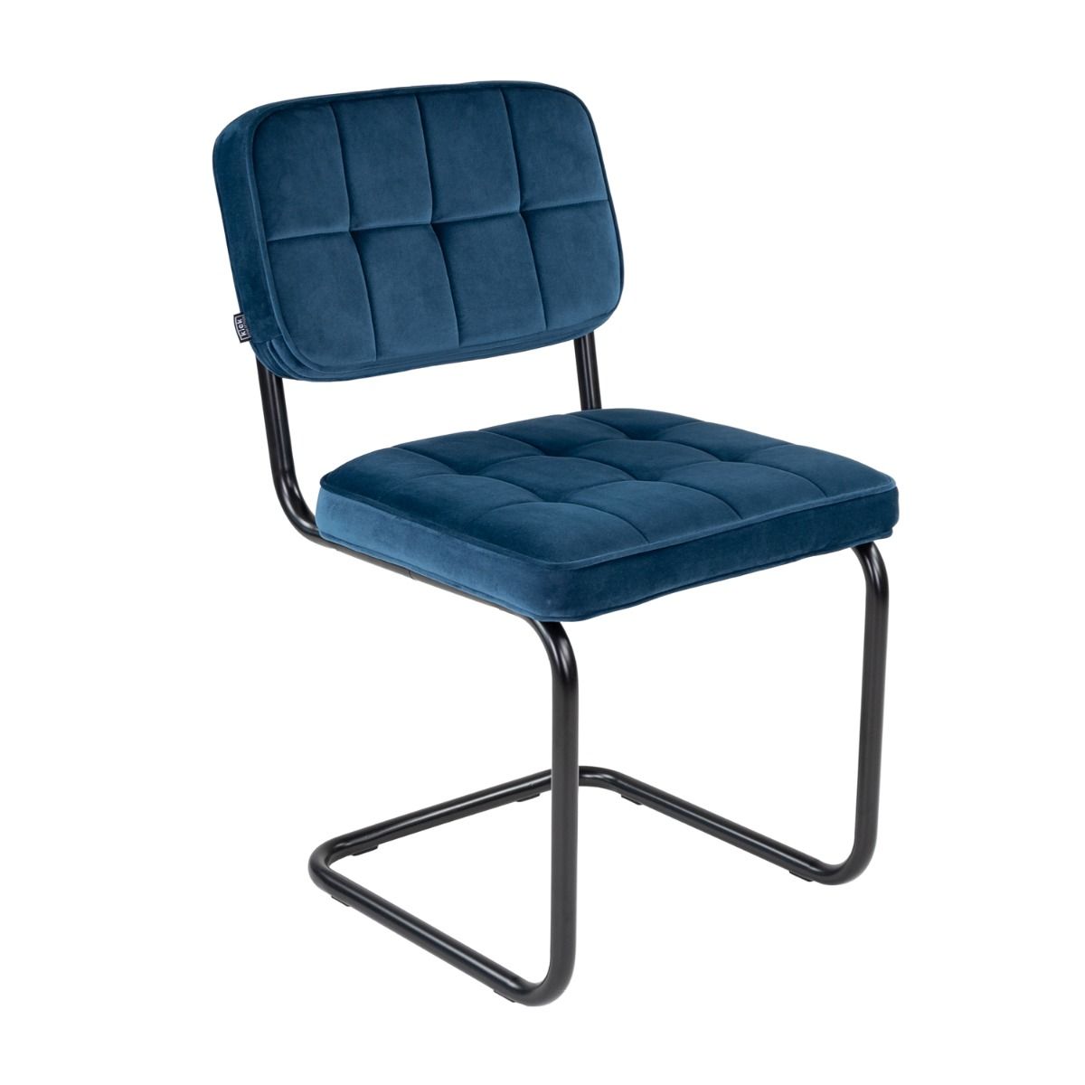 cement Dekking Dag Kick buisframe stoel Ivy - Donkerblauw | Kick Collection